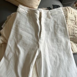 Like New Zara Marine Jeans Size 4 (dark wash and white)
